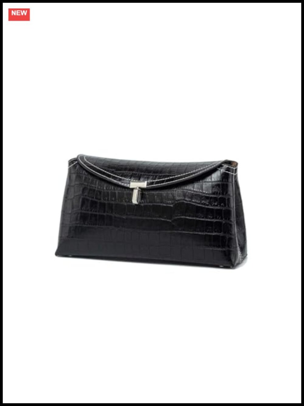Microfiber Leather Crossbody Bag T Lock Flap Small Shoulder Purse